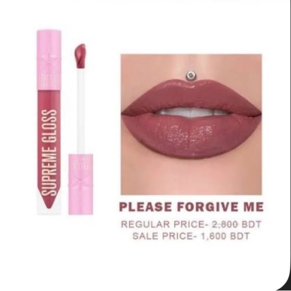 Jeffree PLEASE FORGIVE ME Matte Rose Pink Lipstick - Women Makeup